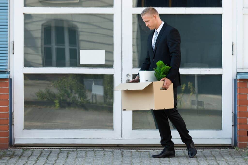 result of employer firing an employee