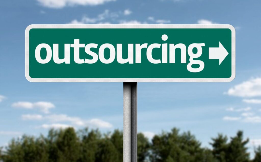 outsource HR sign