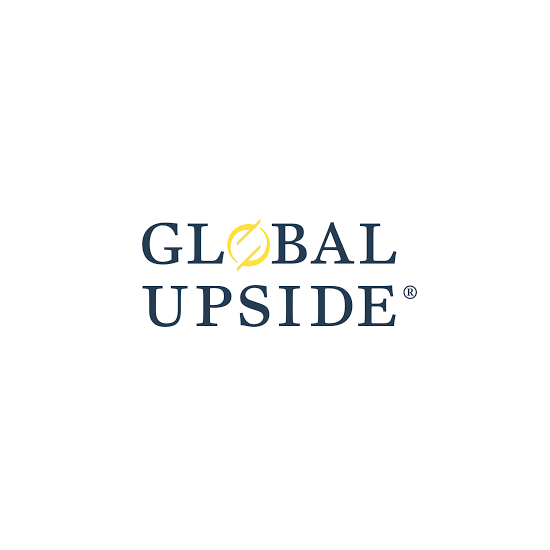 the logo for global upside