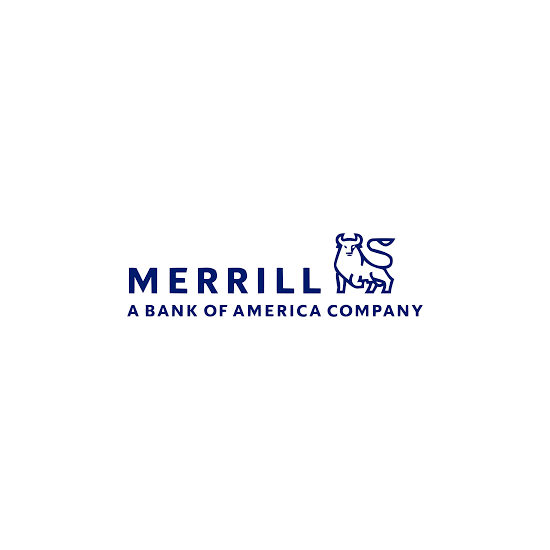 the logo for merill bank of america